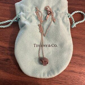 Tiffany & Co. Twist Knot Pendant Necklace 16" - Pouch